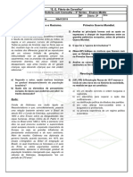 AVALIAÇÃO DE HISTÓRIA - 3 SÉRIES B e C - PROFº ALEX - Nº1 - 2019