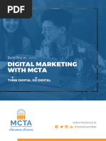 MCTA Digital Marketing Brochure.