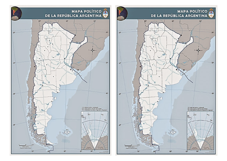 Mapa República Argentina División Política | PDF