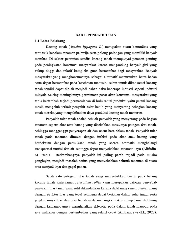 Solusi Penyakit Tular Tanah Kacang Tanah | PDF
