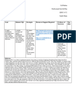 Professional Growth Plan