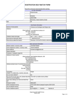 1.0 Registration Self Match Form 2023 - With Fields