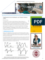 Clasificación de La Ventilación Con Presión Positiva (VPP) - Artículos