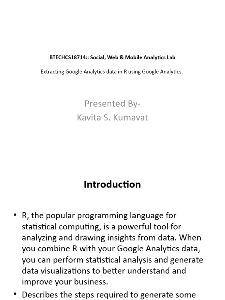 Practical 1 PDF Analytics Plug In