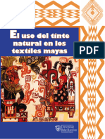 Uso Del Tinte por los Mayas en telas.