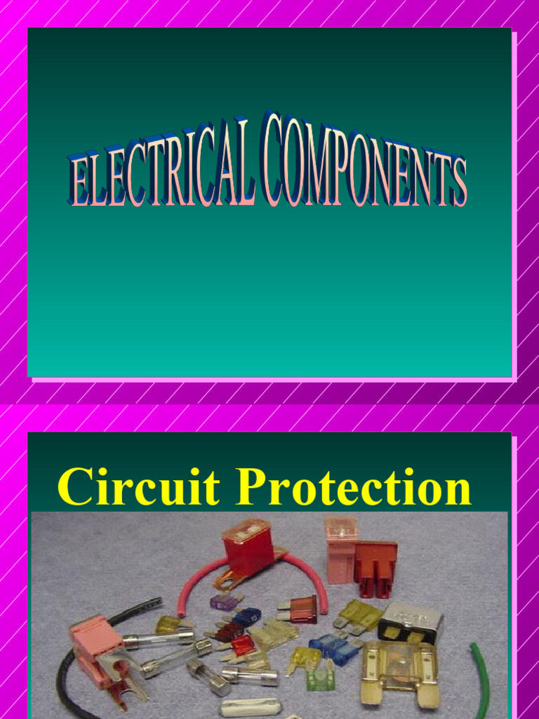 Electrical components pdf fuse electrical relay
