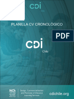 Plantilla CV Cronologico