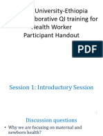 QI Basic Training Participant Hand Out 2021