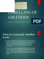 Labelling of GM Foods