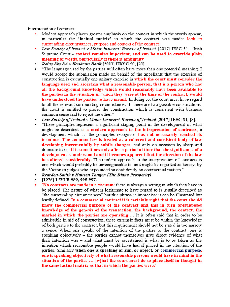 Tort Law Exam Pdf Breach Of Contract Contractual Term