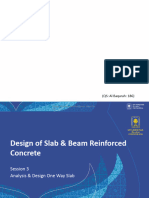 Analysis and Design of One Way Plate