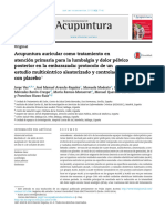 Acupuntura Auricular Como Tratamiento en