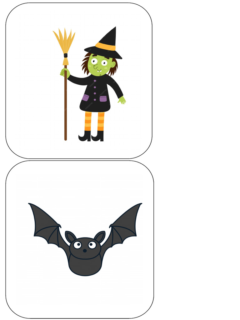 Halloween Flashcards PDF