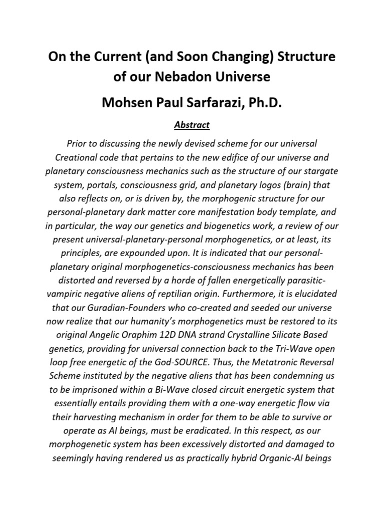 Nebadon Universe Structure & Ascension | PDF | Waves | Quantum Mechanics