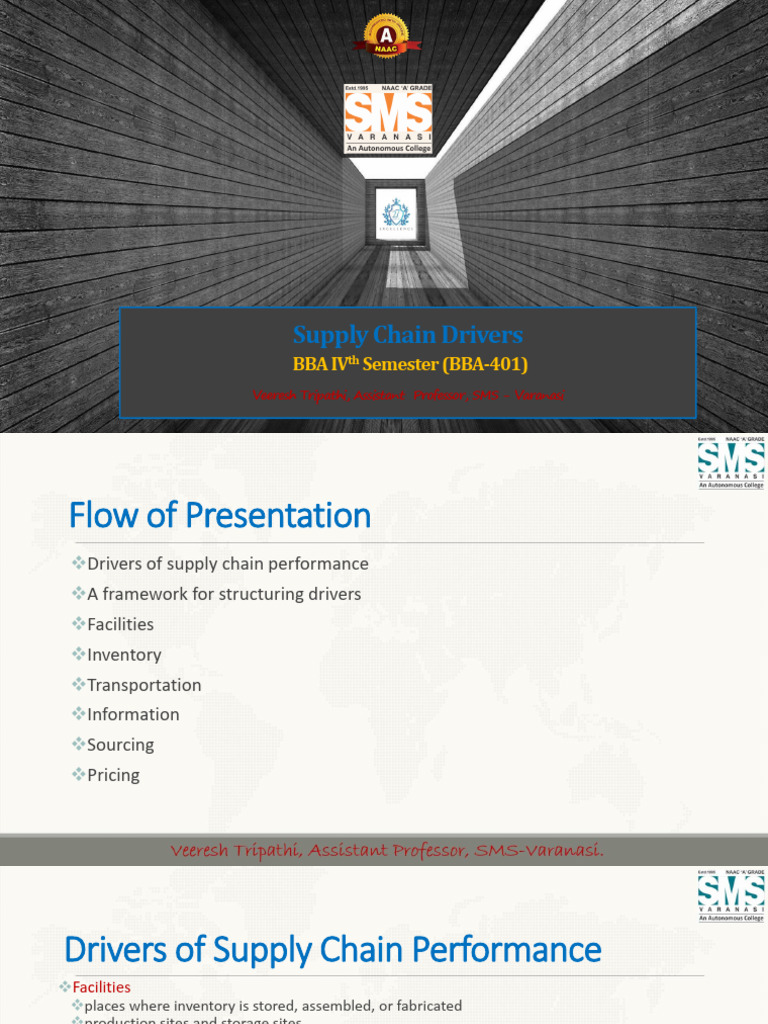 Key Drivers of Supply Chain Performance | PDF | Supply Chain | Inventory