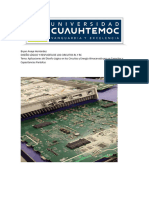 Aplicaciones Del Diseño Lógico en Los Circuitos y Energía Almacenada Por Un Capacitor y Capacitancias Parásitas