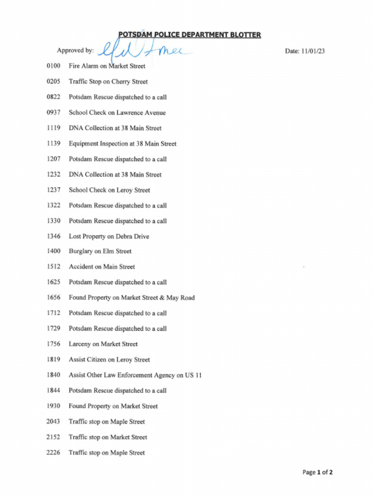 potsdam-village-police-dept-blotter-nov-1-2023-pdf