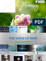 Poem-The Voice of Rain