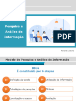 Pesquisa e Analise de Informacao - Modelo Big6