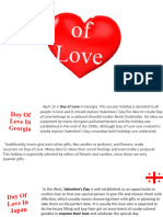 Day of Love (Valentine's Day) With Font