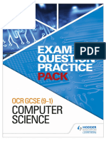 OCR GCSE Computer Science EPQ Pack Sample Chapter
