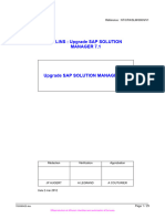 Upgrade SAP Solution Manager 71