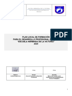 Formato Plan Local de Formación Docente - HV2020