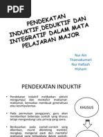 Download Pendekatan InduktifDeduktif Dan Integratif Dalam Mata Pelajaran Major by Wan Mohd Norhisham SN68179001 doc pdf