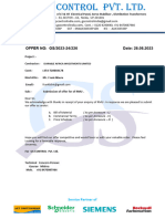 GS CONTROL OFFER OF 630 A RMU For 12 KV LINE