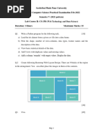 TY - Lab-II CS-358 Web Tech & DS Slip (Rev 2021-22)