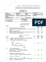 Signals and System CT-1 QP Set A 2023