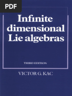 Victor G. Kac - Infinite-Dimensional Lie Algebras-Cambridge University Press (1995)