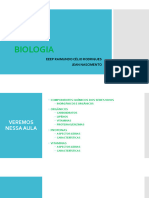 Compostos Orgânicos e Inorgânicos - Proteinas e Vitaminas