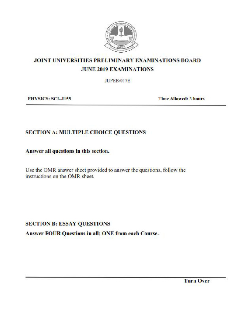 Physics 2019 | PDF