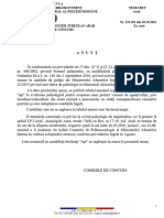 Anunt Rezultat Testare Psiho Oct 2016