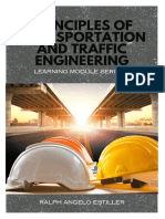 Principles of Transportation and Traffic Engineering Module