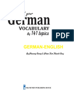 Expand Your German Vocabulary by 141 Topics