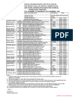 NECO GCE Timetable 2023