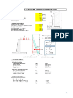 DISEÑO MURO DE H 1.40m