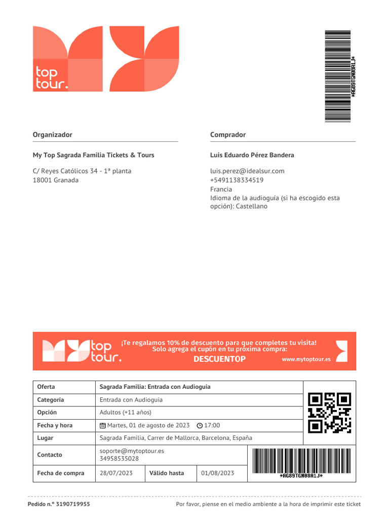 Sagrada Familia Ticket | PDF