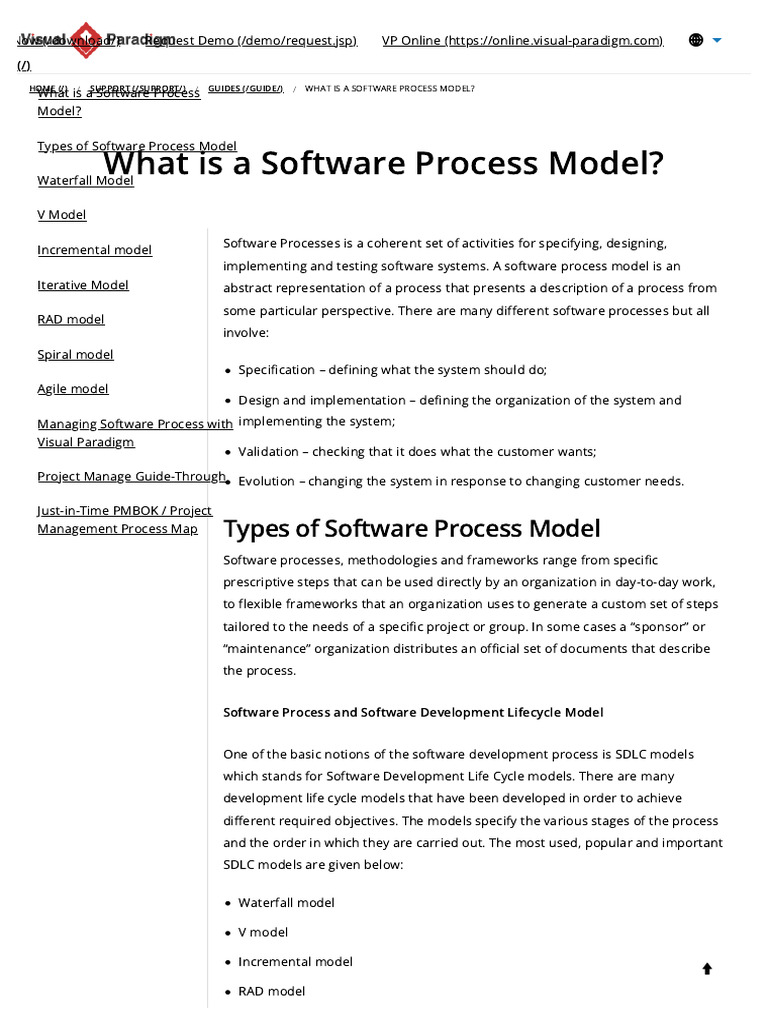 What Is A Software Process Model | PDF | Software Development Process ...