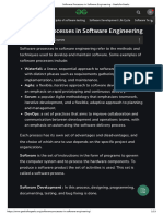 Software Processes in Software Engineering - GeeksforGeeks