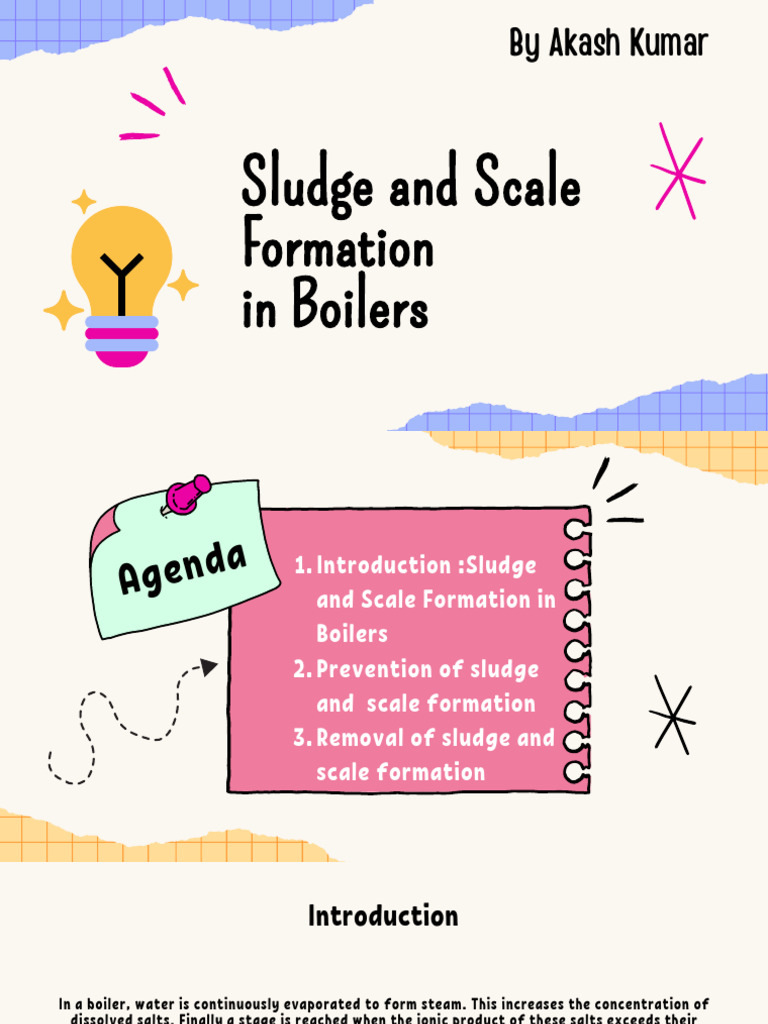 Sludge and Scale Formation Full PDF Boiler Water