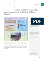 Subambient Cooling of Water - Toward Real-World Applications of Daytime Radiative Cooling - Elsevier Enhanced Reader