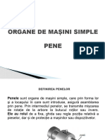 Organe de Mașini Simple. Pene