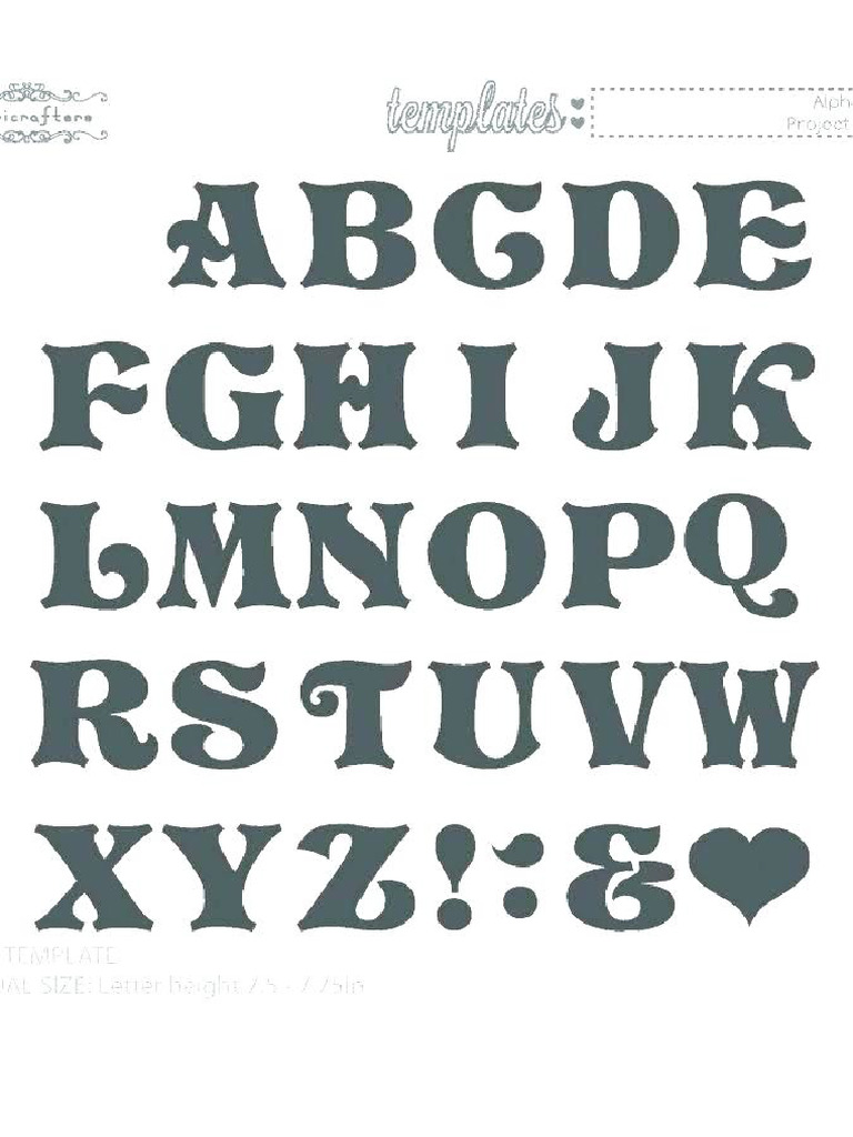 Display curvy letters | PDF