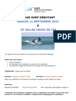 Stage Surf 11-09 Fiche D'inscription