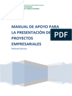 Manual para La Presentación Proyectos