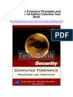 Computer Forensics Principles and Practices 1st Edition Volonino Test Bank