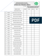 Formatos Seguridad Asistencia Julio